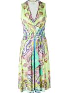 Etro Floral Paisley Print Dress, Women's, Size: 42, Polyamide/spandex/elastane/acetate/viscose