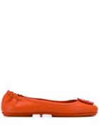 Tory Burch Minnie Ballerina Shoes - Orange