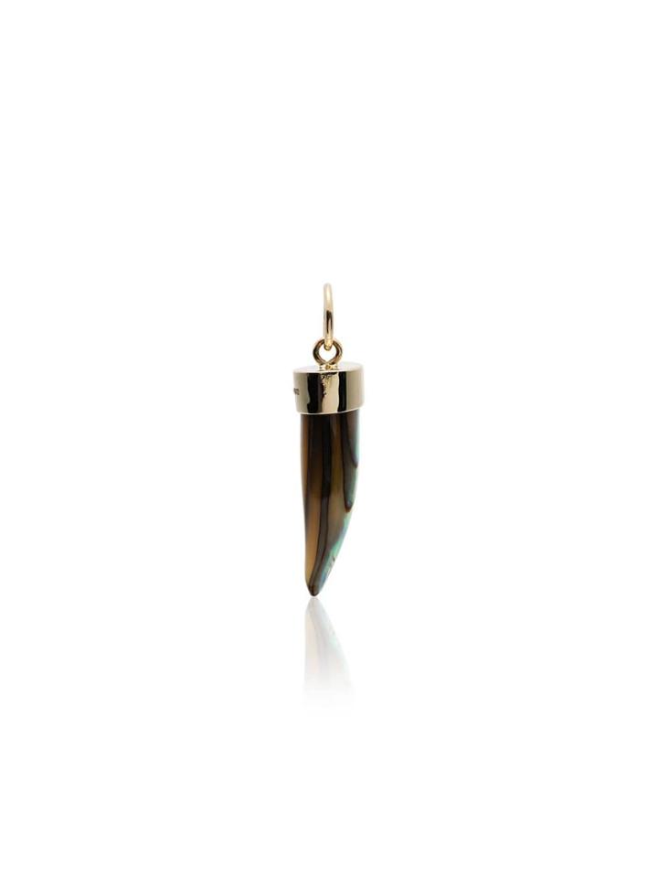 Jacquie Aiche Black Tusk 14kt Gold Pendant