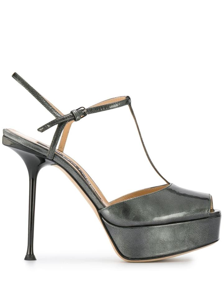 Sergio Rossi Milano Sandals - Green