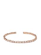 Suzanne Kalan 18kt Rose Gold And Diamond Firework Setting Zigzag Cuff