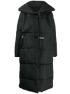 Barbara Bui Quilted Buckled Coat - Black