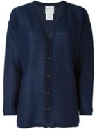 Stephan Schneider V-neck Cardigan, Women's, Size: S, Blue, Cotton/nylon