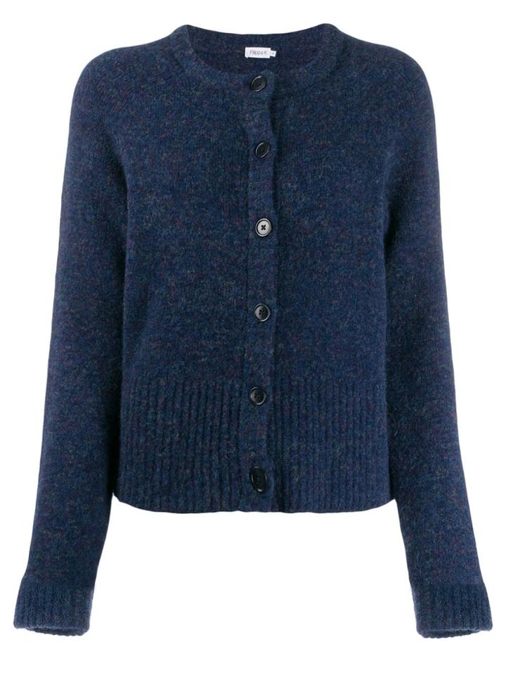 Filippa-k Elsa Fine Knit Cardigan - Blue