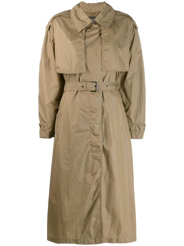 Isabel Marant Oversized Trench Coat - Green