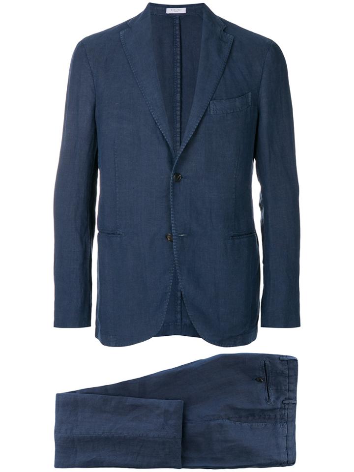 Boglioli Straight-fit Two Piece Suit - Blue