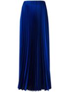 P.a.r.o.s.h. Pleated Skirt, Women's, Size: Medium, Blue, Polyester