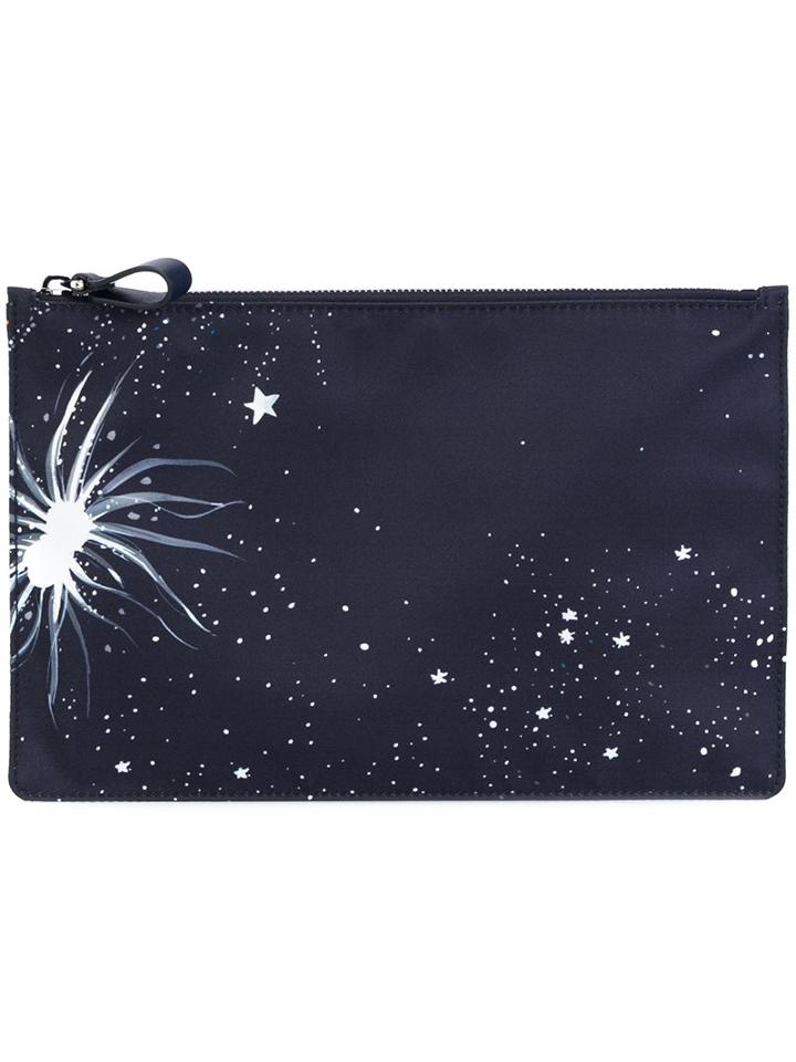 Valentino 'cosmo' Clutch Bag, Men's, Black, Polyester