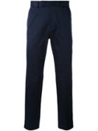 Gucci - Web-trimmed 60s Trousers - Men - Cotton - 52, Blue, Cotton
