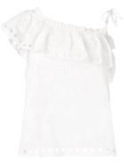 Red Valentino Broderie Anglaise Top - White