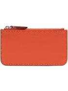 Fendi Two-tone Wallet - Yellow & Orange