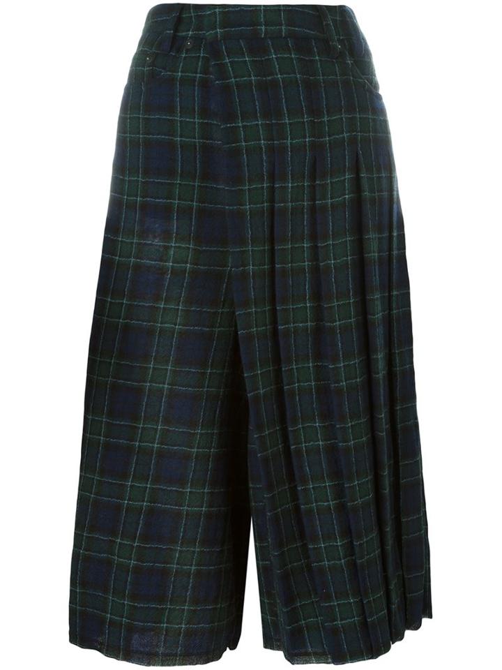 R13 Layered Kilt Trousers