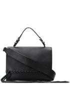 Calvin Klein Small Fringed Tote Bag - Black