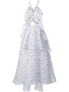 Rosie Assoulin Floral Halter-neck Dress