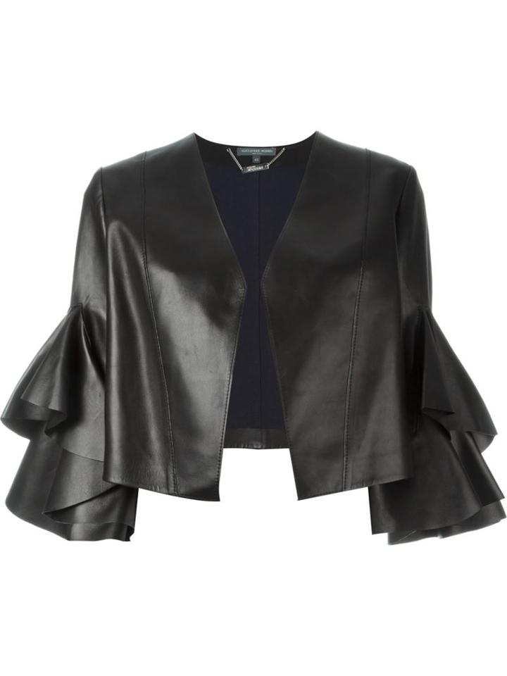 Alexander Mcqueen Ruffled Sleeve Jacket