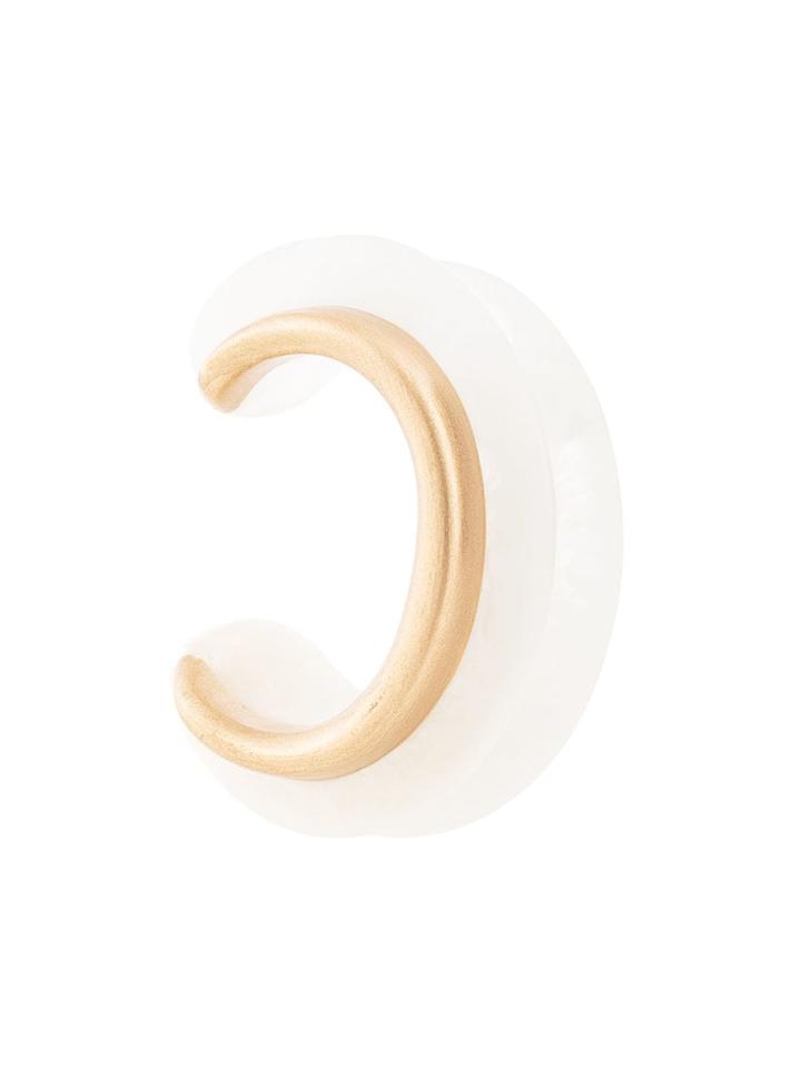 Vanda Jacintho Snail Bracelet - White