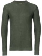 Nuur Checked Pattern Jumper - Green