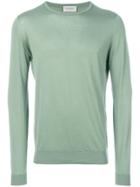 John Smedley Long Sleeved Sweatshirt - Green