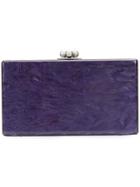 Edie Parker Box Clutch Bag - Pink & Purple
