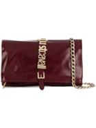 Just Cavalli Logo Plaque Crossbody Bag - Red