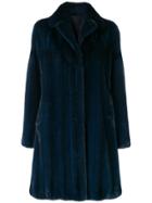 Liska Liska 18m009d1mfa Blau Cross Furs & Skins->mink Fur - Blue