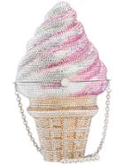 Judith Leiber Couture Strawberry Twist Ice Cream Cone Bag - Metallic