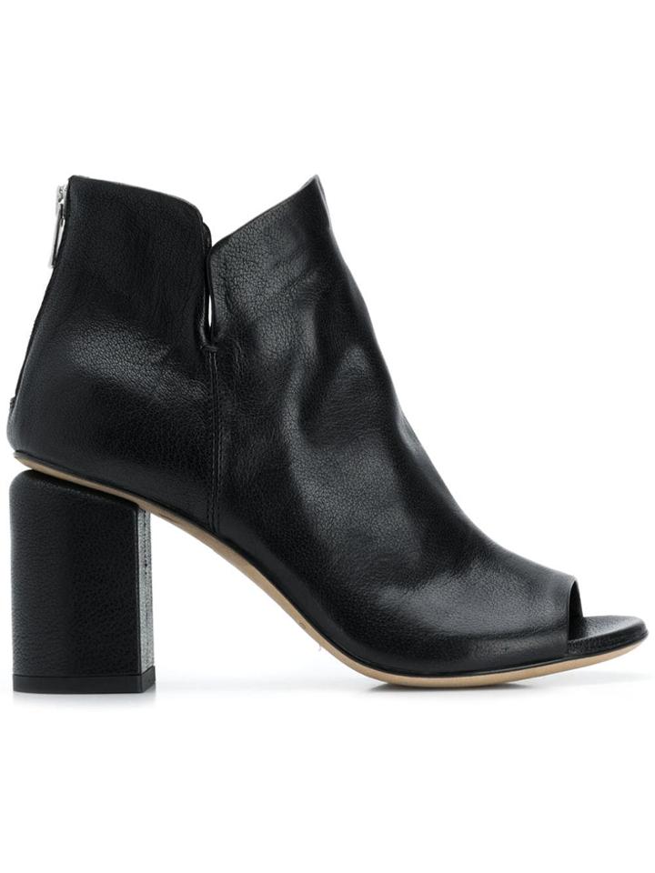Officine Creative Denise Open-toe Boots - Black