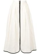 Mara Hoffman Flared Midi Skirt - Neutrals