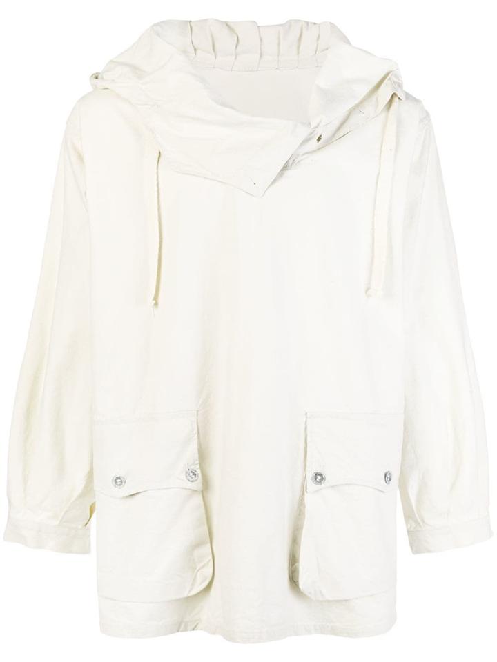 A.n.g.e.l.o. Vintage Cult Military Anorak Jacket - White