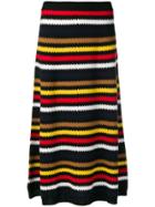 Sonia Rykiel Geometric Pattern Skirt - Multicolour