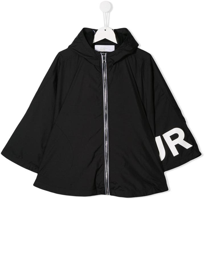 Burberry Kids Hooded Jacket - Black