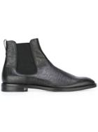 Givenchy Logo Embossed Chelsea Boots - Black