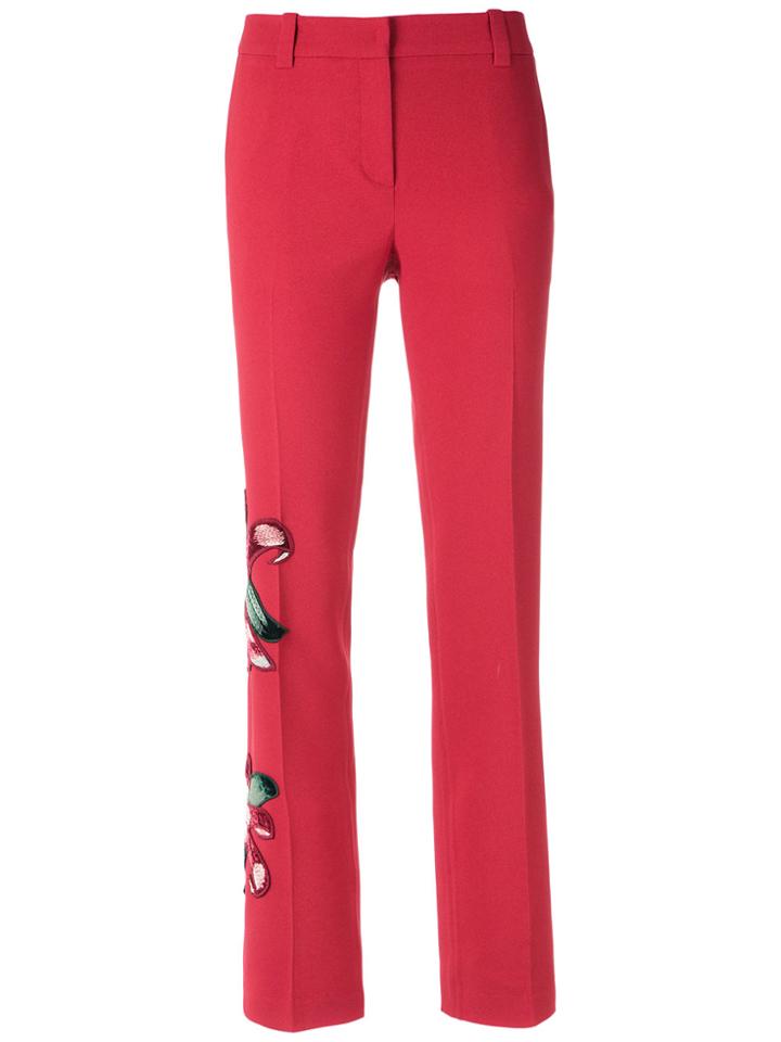 Martha Medeiros Embroidered Tailored Trousers