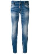 Dsquared2 Twiggy Mid-rise Skinny Jeans - Blue