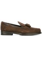 Tod's Tassel Loafer Shoes - Brown