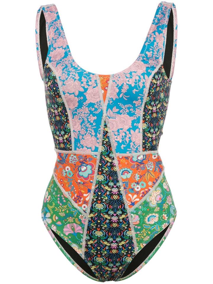 Cynthia Rowley Kalleigh Floral Swimsuit - Multicolour