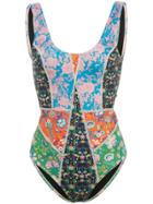 Cynthia Rowley Kalleigh Floral Swimsuit - Multicolour