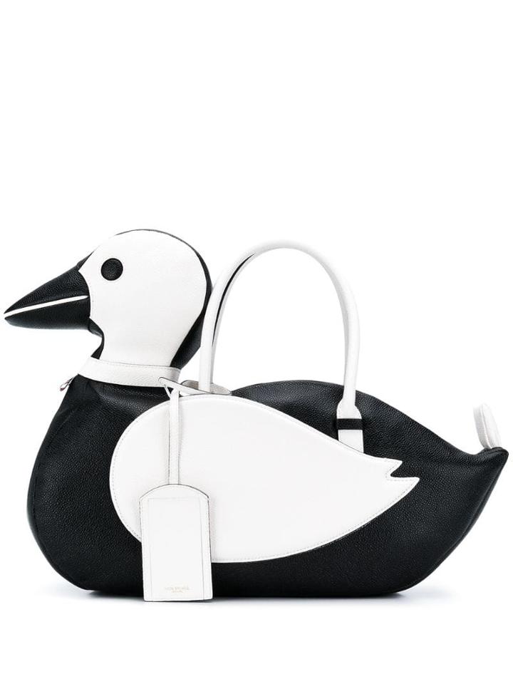 Thom Browne Fun-mix Pebble Duck Bag - Black