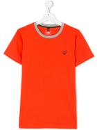 Armani Junior Chest Logo T-shirt - Yellow & Orange