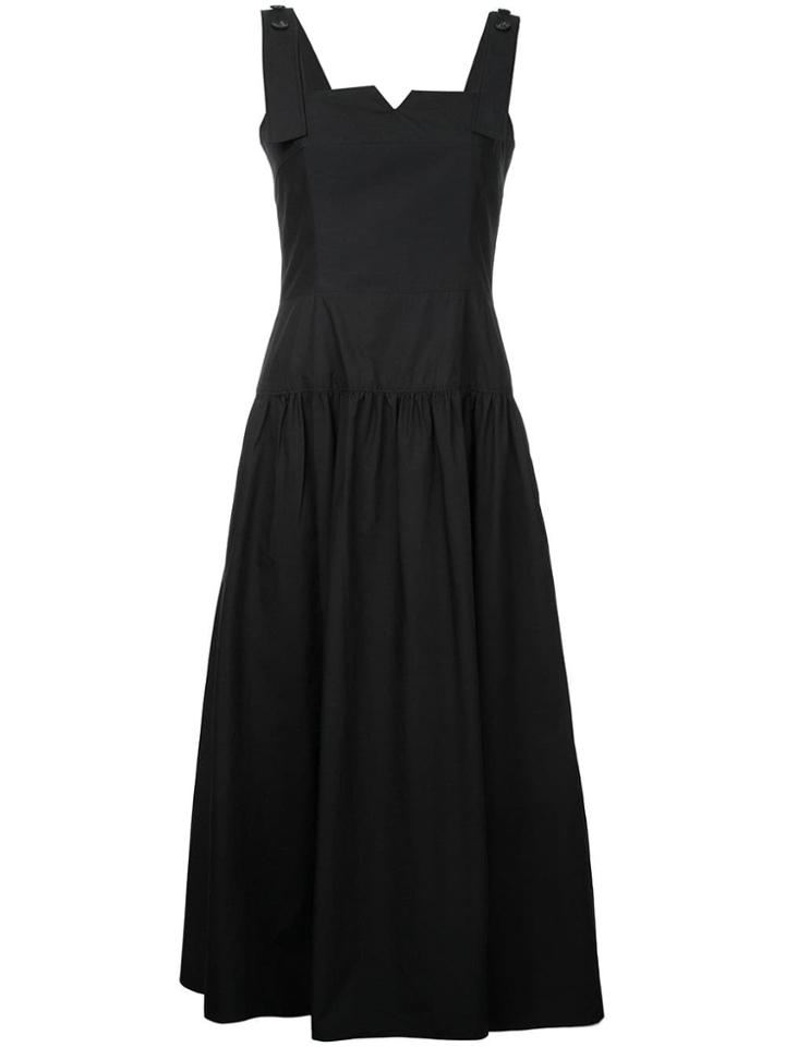 Le Ciel Bleu Drop Waist Sundress - Black