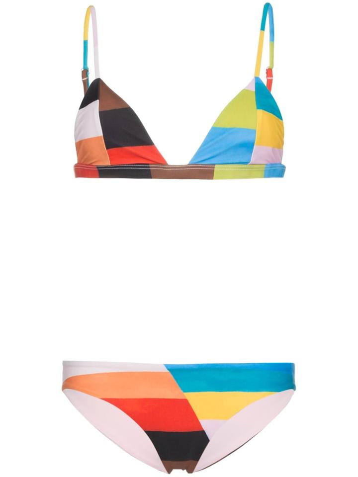 Mara Hoffman Astrid Chapiteau Print Bikini - Multicolour