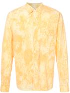 Comme Des Garçons Homme Plus Acid Wash Shirt - Yellow & Orange