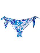 Emilio Pucci Printed Bikini Bottoms - Blue