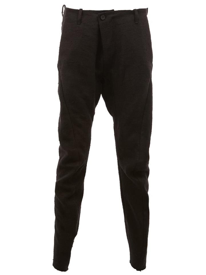 Masnada Raw Hem Trousers