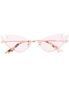 Mcq Alexander Mcqueen Mcq Alexander Mcqueen Mq0222s 003 Gold Gold Pink
