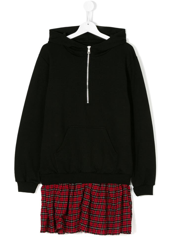 Gaelle Paris Kids Zipped Hoodie - Black