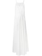 Andrea Ya'aqov Open Back Flared Dress - White