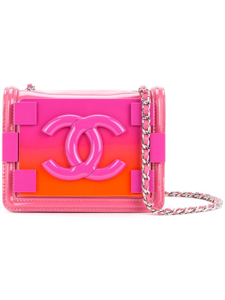 Chanel Vintage Boy Shoulder Bag - Pink & Purple