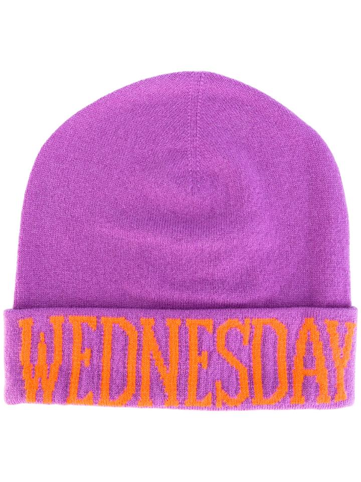 Alberta Ferretti Wednesday Beanie - Pink & Purple