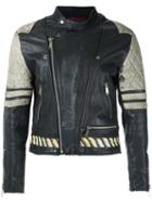 À La Garçonne - Hand-painted Jacket - Unisex - Leather - P, Black, Leather